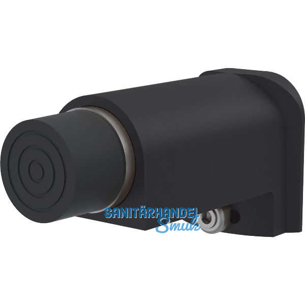 KWS Wandt�rpuffer 2051 gefederter Anschlagpuffer, Aluminium schwarz lackiert