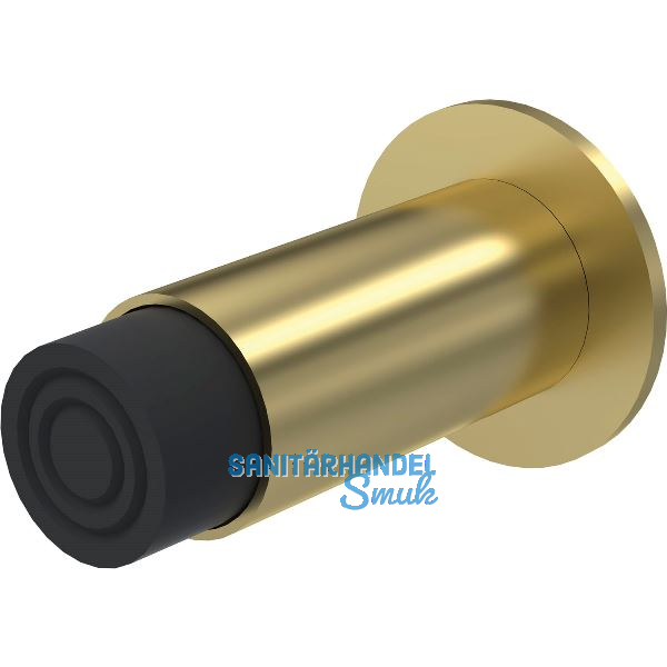 KWS Wandt�rpuffer 2066 gefederter Puffer, L�nge 120 mm, Messing matt