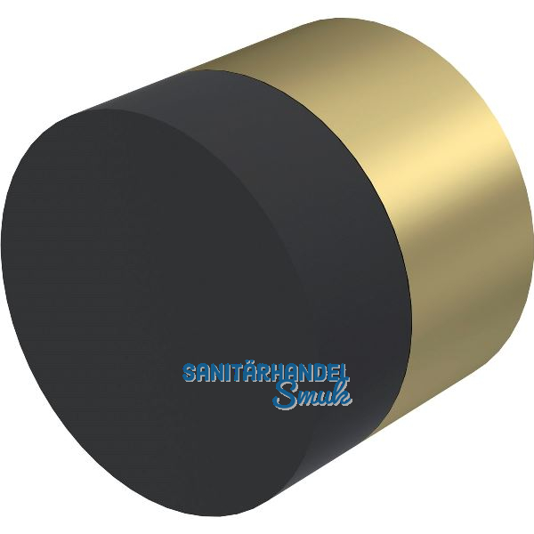 KWS Wandt�rpuffer 2068, � 30 mm, L�nge 25 mm, Aluminium messingf�rbig eloxiert