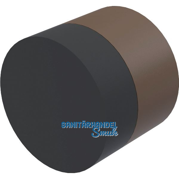 KWS Wandt�rpuffer 2068, � 30 mm, L�nge 25 mm, Aluminium dunkelbraun eloxiert