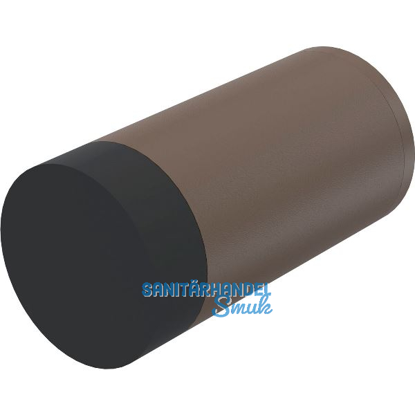 KWS Wandt�rpuffer 2071, � 30 mm, L�nge 80 mm, Aluminium dunkelbraun eloxiert