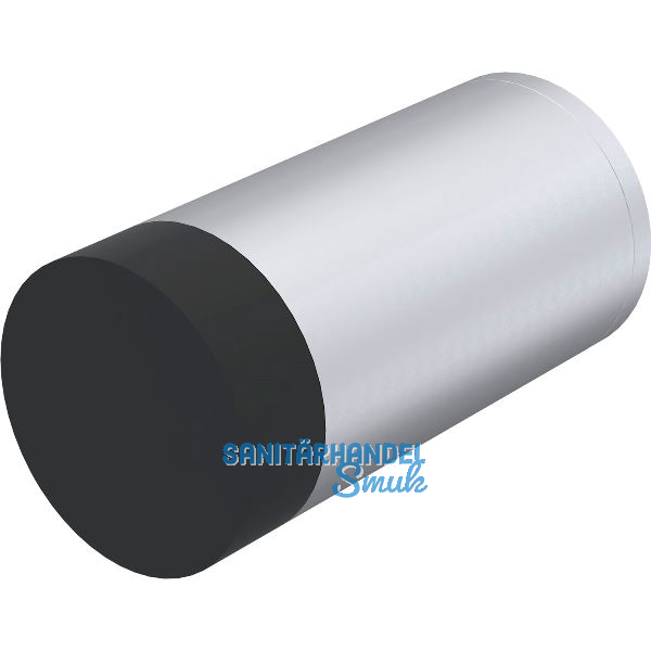 KWS Wandt�rpuffer 2072, � 30 mm, L�nge 100 mm, Aluminium silber eloxiert