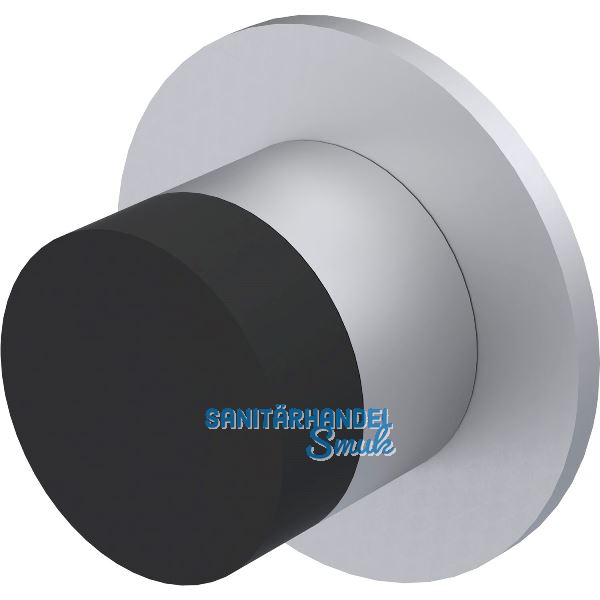 KWS Wandt�rpuffer 2069, � 30 mm, L�nge 28 mm, Aluminium silber eloxiert