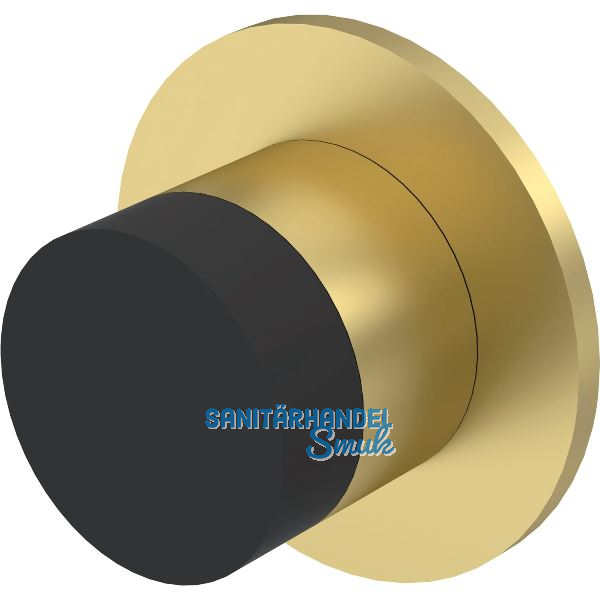 KWS Wandt�rpuffer 2069, � 30 mm, L�nge 28 mm, Aluminium messingf�rbig eloxiert