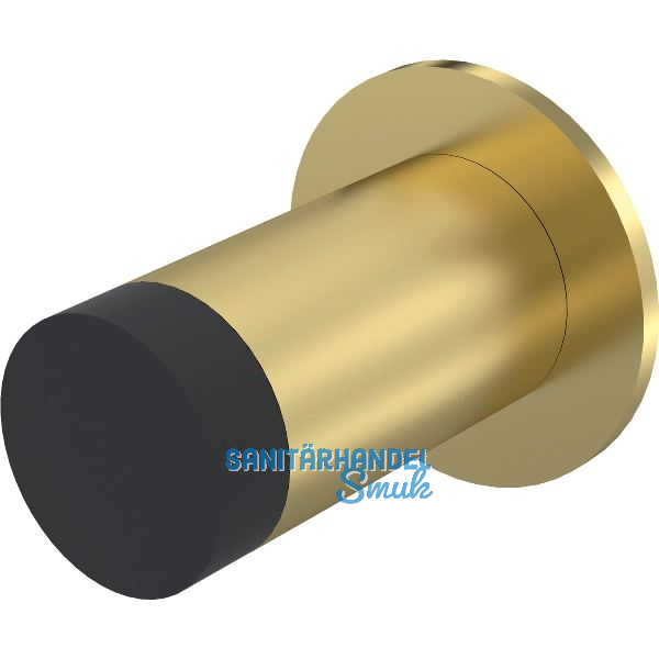 KWS Wandt�rpuffer 2075, � 30 mm, L�nge 80 mm, Aluminium messingf�rbig eloxiert