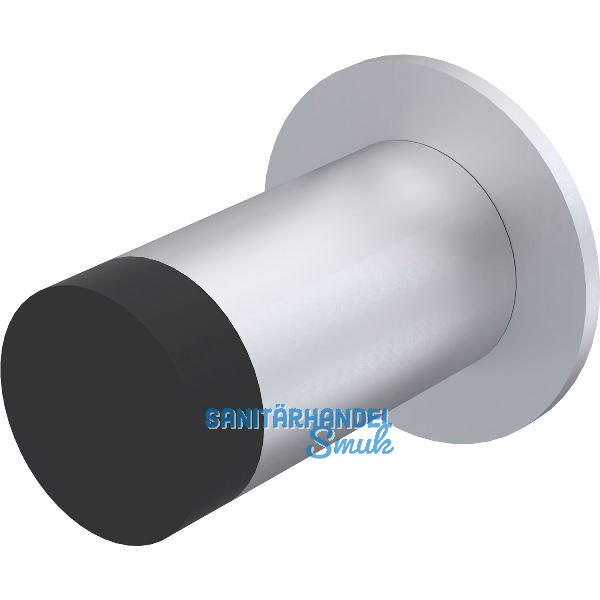 KWS Wandt�rpuffer 2076, � 30 mm, L�nge 100 mm, Aluminium silber eloxiert