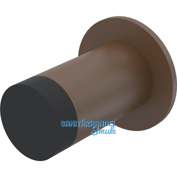 KWS Wandt�rpuffer 2076, � 30 mm, L�nge 100 mm, Aluminium dunkelbraun eloxiert