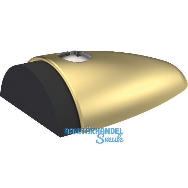 KWS Bodent�rpuffer 2092, 90 x 60 x 25mm, Aluminium messingf�rbig eloxiert