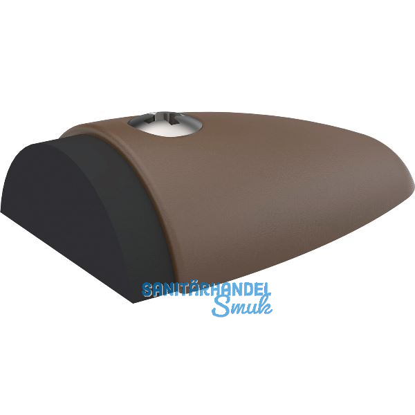 KWS Bodent�rpuffer 2092, 90 x 60 x 25mm, Aluminium dunkelbraun eloxiert