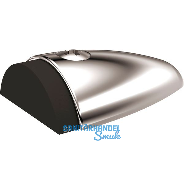 KWS Bodent�rpuffer 2092, 90 x 60 x 25mm, Messing vernickelt