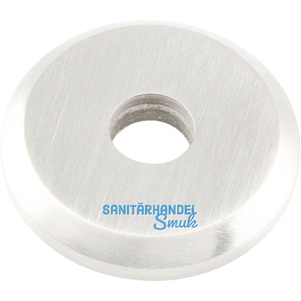 KWS St�tzrosette f. Holz/Glast�ren - � 30mm, Innen � 8,4 mm, silber eloxiert