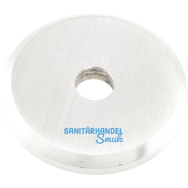 KWS St�tzrosette f. Holz/Glast�ren - � 40mm, silber eloxiert