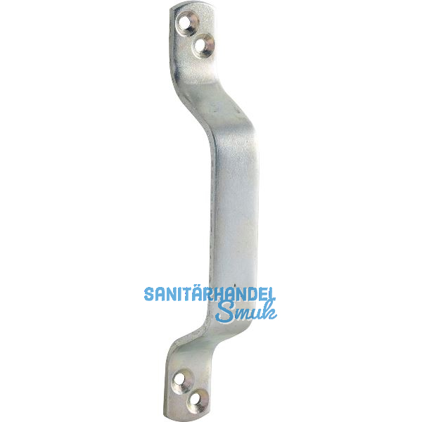 Schiebetorgriff gerade 168 mm, Stahl hell verzinkt