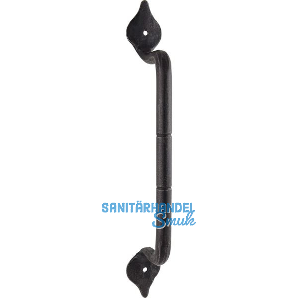 T�rgriff ANTIK - gerade, 250mm, � 12mm, Eisen verzinkt geschw�rzt