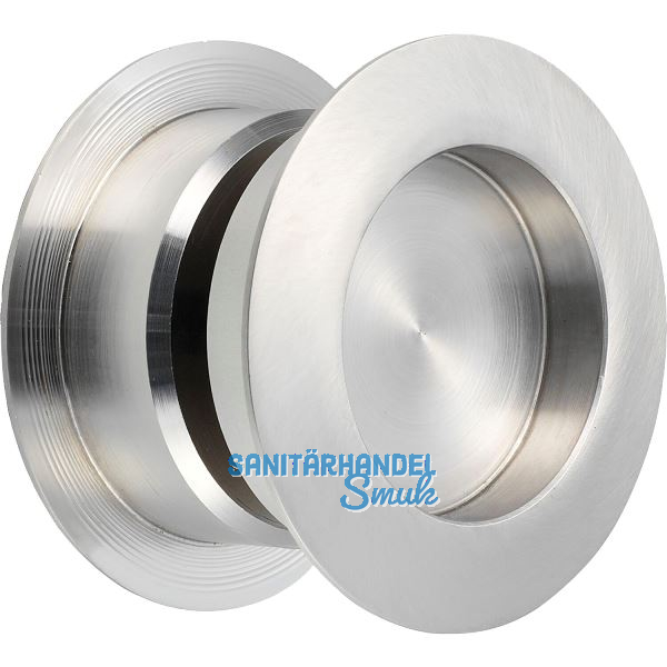 KWS Schiebet�rmuschelpaar 5251 rund, T�rst�rke 38-42 mm, Edelstahl matt