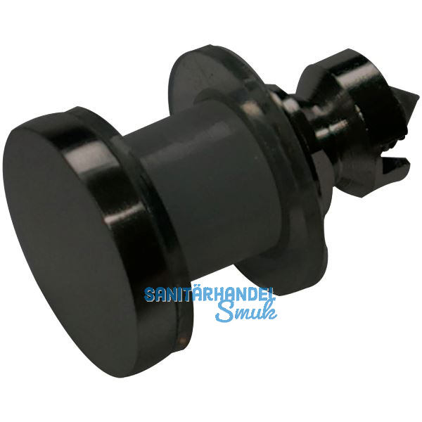 MARCHESI Befestigungszubeh�r Griffe M8, Glas, Edelstahl schwarz matt