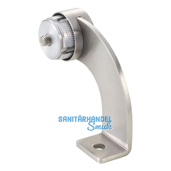 KWS Endst�tze WS - gebogen 90� Rundrohr, links, Edelstahl