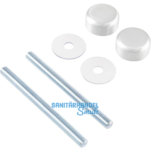 KWS Befestigungszubeh�r S1 - einseitig, M8 x 140, silber eloxiert