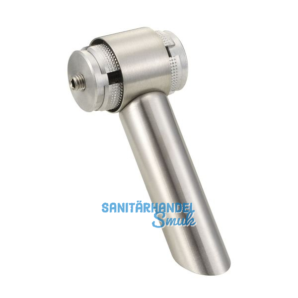 KWS Mittelst�tze RS - schr�g 45�, Rundrohr, f. Au�en � 35mm, Edelstahl