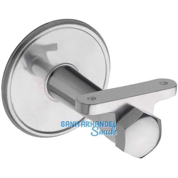 Handlauftr�ger, Rosetten � 70 mm, Wandabstand 65 mm, Aluminium poliert