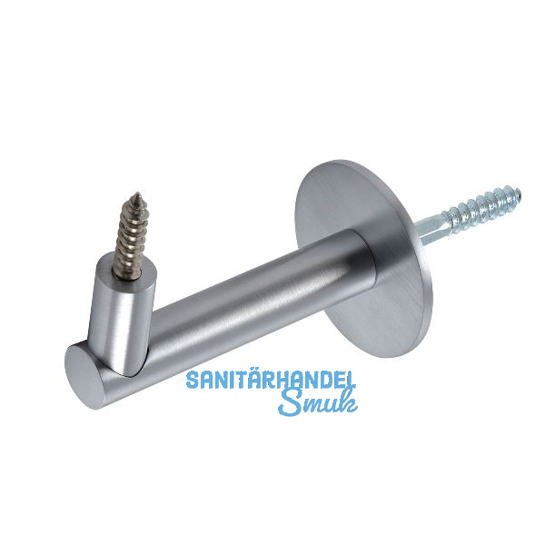 Handlauftr�ger Rosetten � 50 mm, Wandabstand 75 mm, Edelstahl verchromt