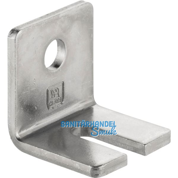 Winkelbefestigung HELM 104 W einfach Edelstahl