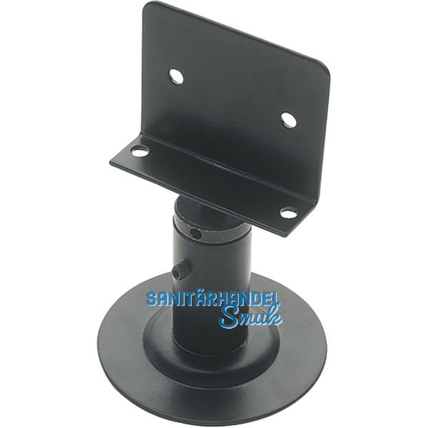 Trennwandst�tze Winkelauflage, Bodenabstand 60-80 mm, schwarz