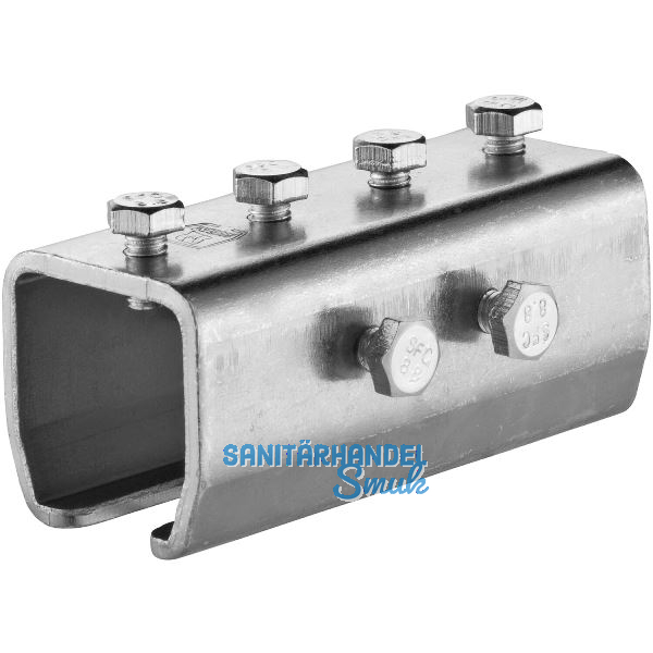 Verbindungsmuffe HELM 1303, Schraube M8 x 16 mm, Edelstahl