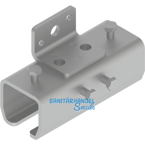 Kombinationsmuffe/Verbindungsmuffe HELM 403 f�r Wandmontage, Stahl verzinkt