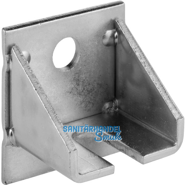 Winkelbefestigung HELM 604 W einfach Edelstahl