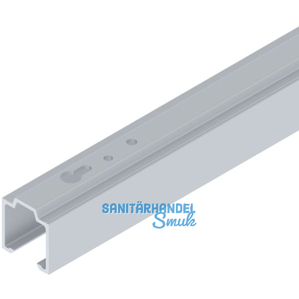 HELM 53/73 Laufschiene auf Ma� geschnitten silber eloxiert