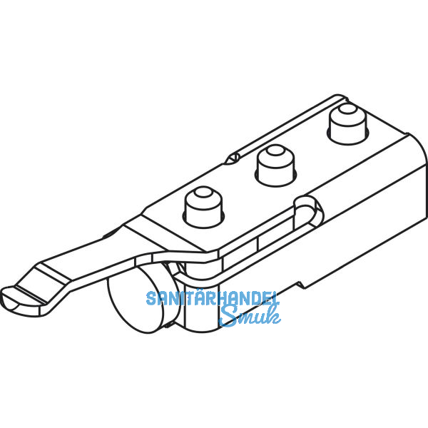 Schienenpuffer HAWA-Frontslide 60/A m. einstellbarer R�ckhalterung