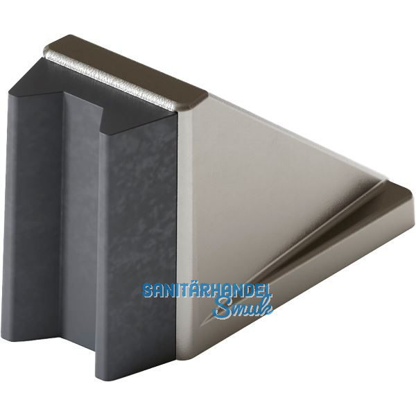 HAWA Bodent�rstopper mit Zentrierteil Zamak Edelstahl-Effekt