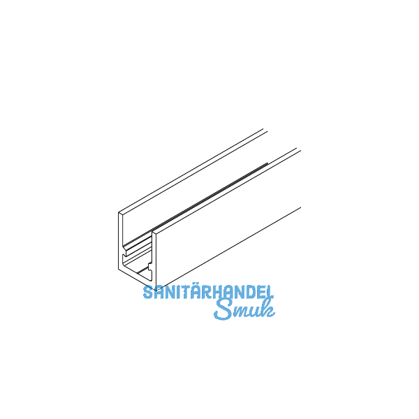 HAWA Junior 80/G Telescopic Trag-Aufnahmeprofile Glas auf Ma�