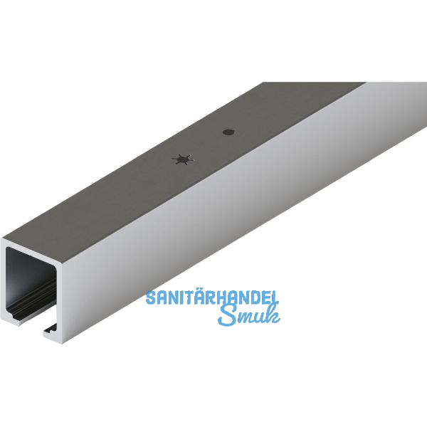 HAWA-Junior 80/100 Laufschiene Deckenmontage L=1600 mm Alu farblos eloxiert
