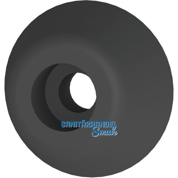 Gummipuffer, schwarz