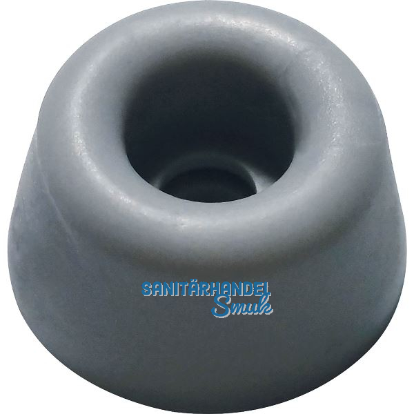 Gummipuffer � 20 mm, H�he 10 mm, Gummi grau