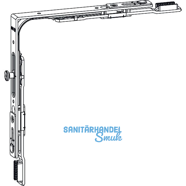 GU Eckumlenkung mit 1 Pilz-Zapfen, Stahl verzinkt silberf�rbig