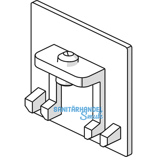 HAWA-Junior 100 Holz Abdeckkappe Winkelprofil verchromt matt