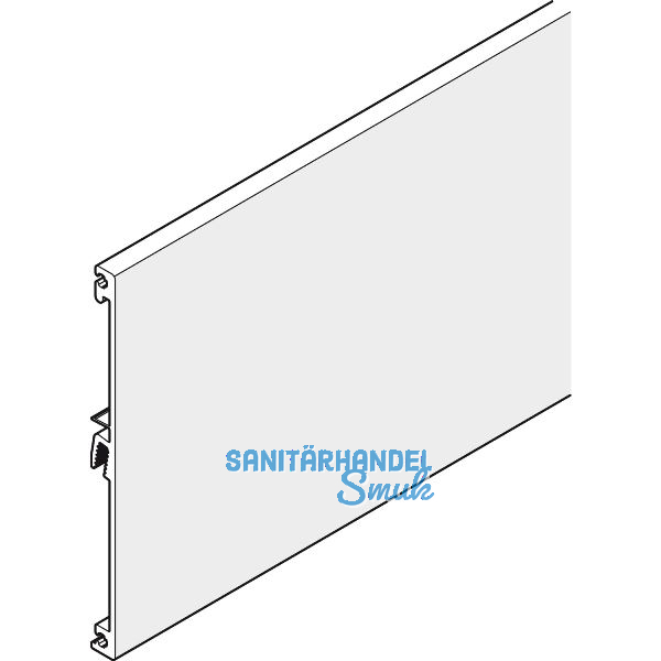 Abdeckblende Frontslide 60/A und 60/matic, auf Ma�, Alu silber eloxiert