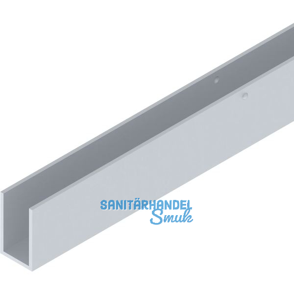 SOLIDO 100/HELM 140/GT-S 150 U-Blende auf Ma� L=6000 mm silber eloxiert