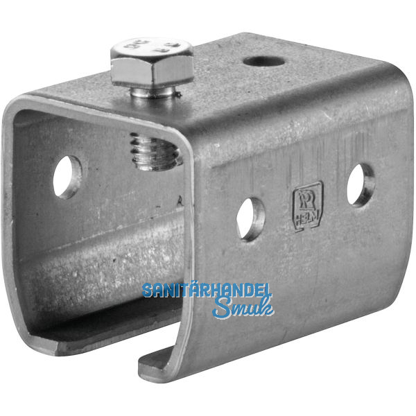 �bersteckmuffe f. bauseitige Schwei�konstruktion HELM 1104, M6 x 10, Stahl blank