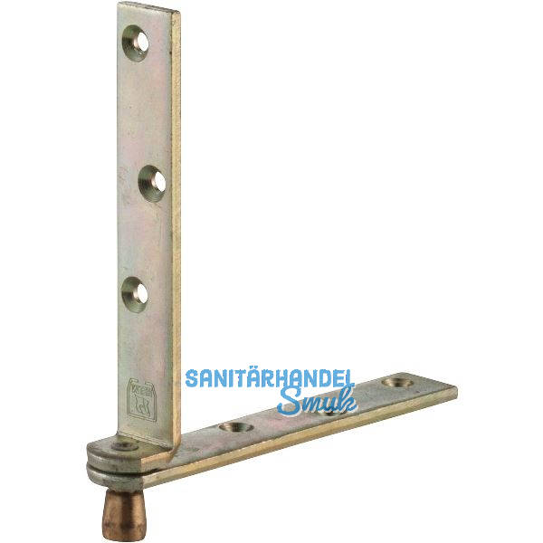 F�hrungsrolle HELM 249 A, Stahl verzinkt, gelb