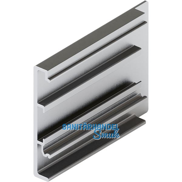 HAWA-Junior 80/100 B Abdeckkappe Clipblende 53 mm rechts silber