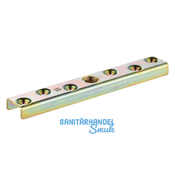 Anschraubflansche HELM 393, Stahl verzinkt, gelb