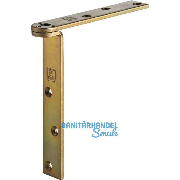 Tragwinkel HELM 396, Loch-� 5,4 mm, Stahl verzinkt, gelb