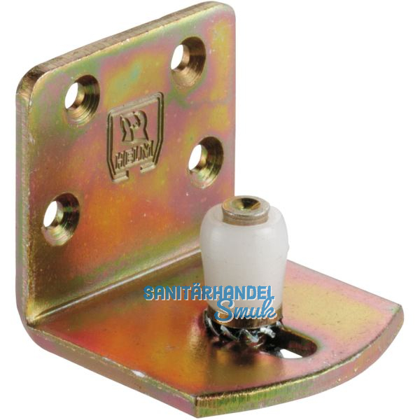 F�hrungsrolle HELM 153, Stahl verzinkt, gelb