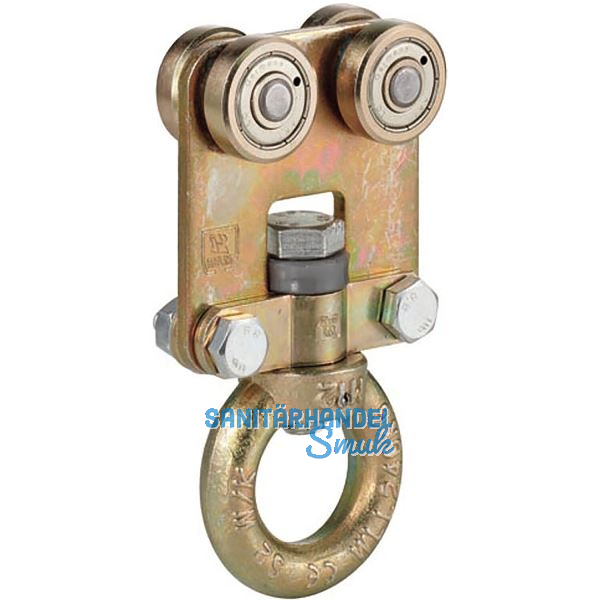 Rollapparat HELM zweipaarig 724Ri f�r pers�nliche Schutzausr�stung,verzinkt,gelb