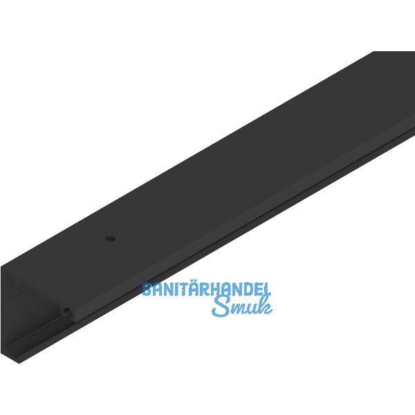 HELM GT-L Laufschiene Deckenmontage auf Ma� Aluminium schwarz matt