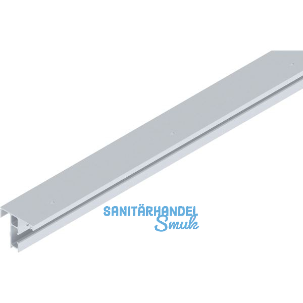 SOLIDO/HELM Anschlagschiene zu Anschlagkasten L=2500 mm auf Ma� silber eloxiert